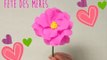 Comment faire une fleur en papier crépon ? - DIY cadeau Fête des Mères.