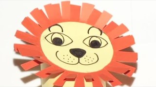 Fabriquer un lion en carton
