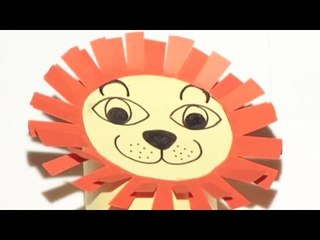 Fabriquer un lion en carton