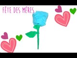 Fleur en papier pour la fête des méres