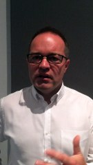 Renaud Lagrave après le débat d'entre-deux-tours des législatives