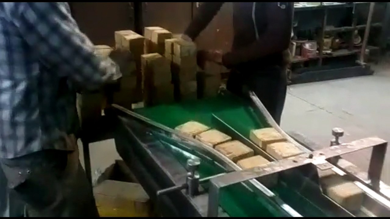 SOAP BAR AUTO FEEDER - FLOW WRAP MACHINE, SOAP PACKING MACHINE