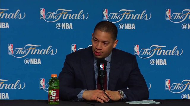 【NBA】Tyronn Lue Postgame Interview Game 5 Cavaliers vs Warriors June 12, 2017