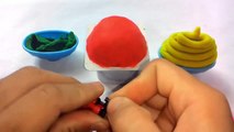 Play-Doh Ice Cream Cone Surprise Eggs _ Spiderman _ Toys Cars _ Lego _ Kids Toddlers-9wj-9dPByIg