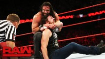 Elias Samson vs Dean Ambrose Full Match [Part - 2] - WWE Monday Night Raw 12 June 2017 Full Show 6_12_17