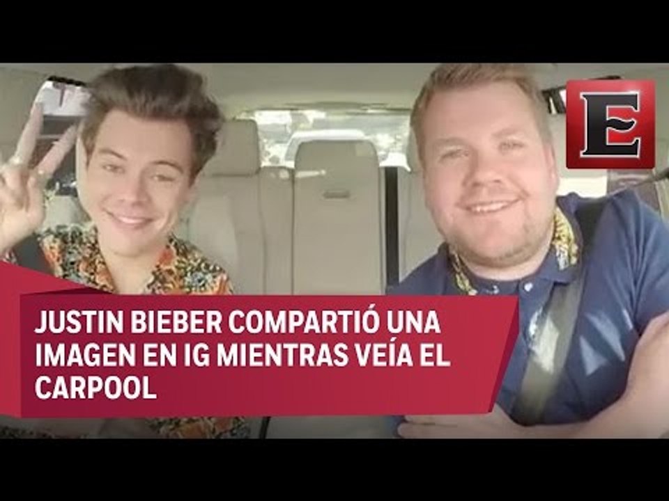 Justin Bieber alaba el carpool de Harry Styles