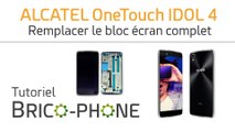 Alcatel OneTouch Idol 4 : changer l'écran complet (vitre - Amoled - châssis)