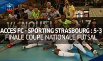 Coupe Futsal, finale : Acces FC  Sporting Strasbourg (5-3)