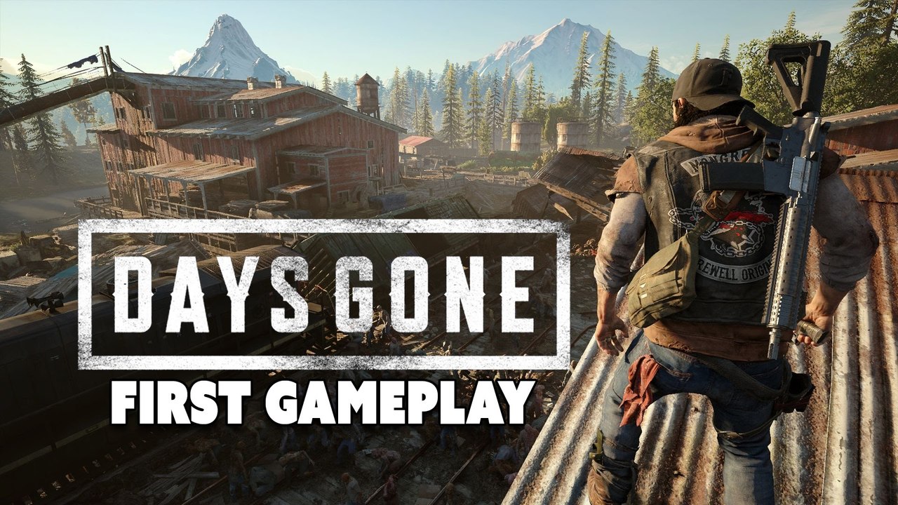 DAYS GONE PS4 GAMEPLAY WALKTHROUGH REACTION (E3 2017)