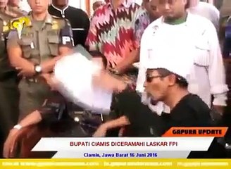 Anggota FPI Geruduk Bupati Ciamis Terkait Belum Diterbitkannya Surat Larangan Berjualan di Bulan Ramadhan
