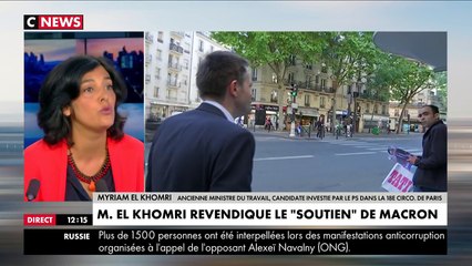 Myriam El Khomri revendique le "soutien" de Macron