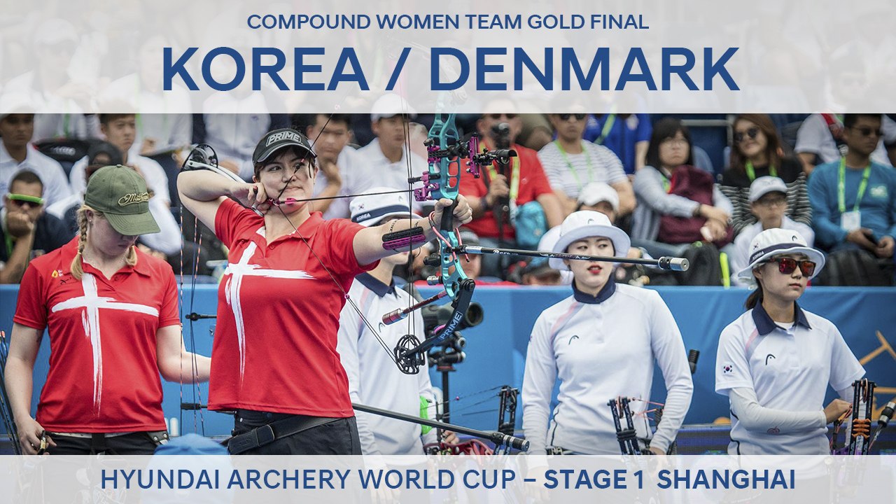 Korea v Denmark – Compound Women Team Gold Final | Shanghai 2017