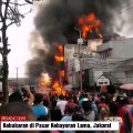 Kebakaran di Pasar Kebayoran Lama Jakarta