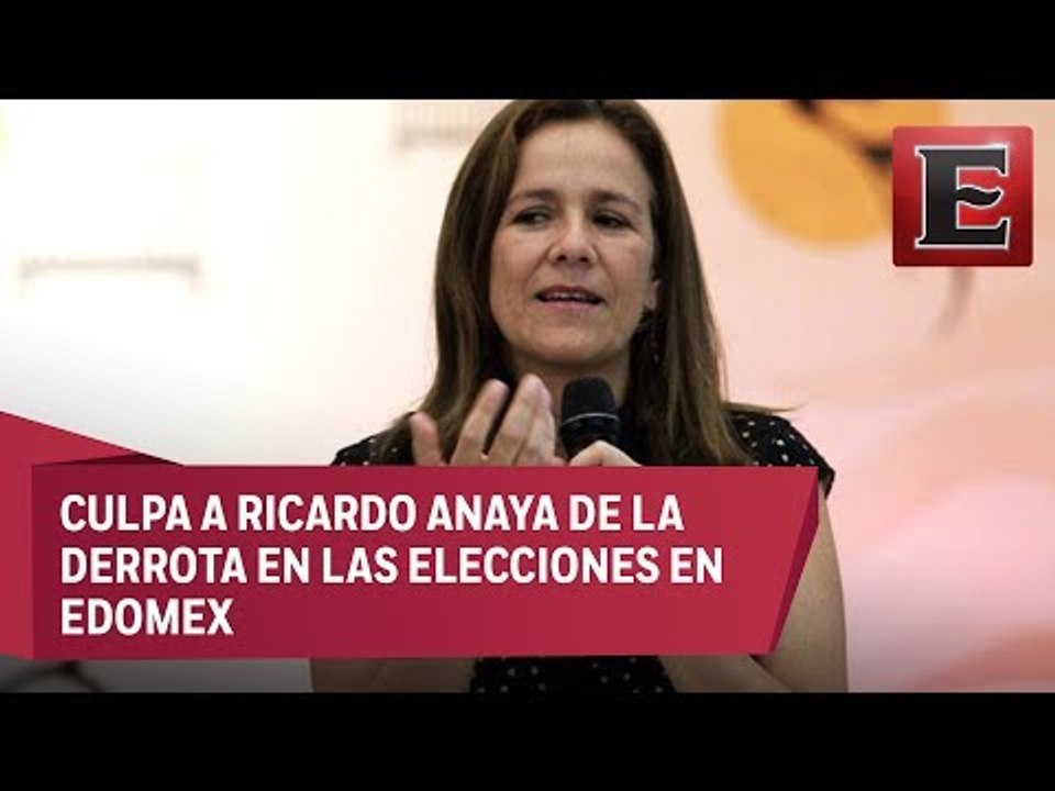 “No iré con el PAN que renuncia a sus principios”: Margarita Zavala