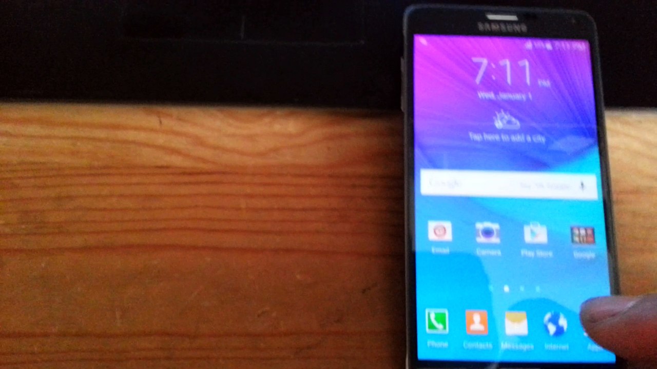 galaxy note 4 refurbished not working