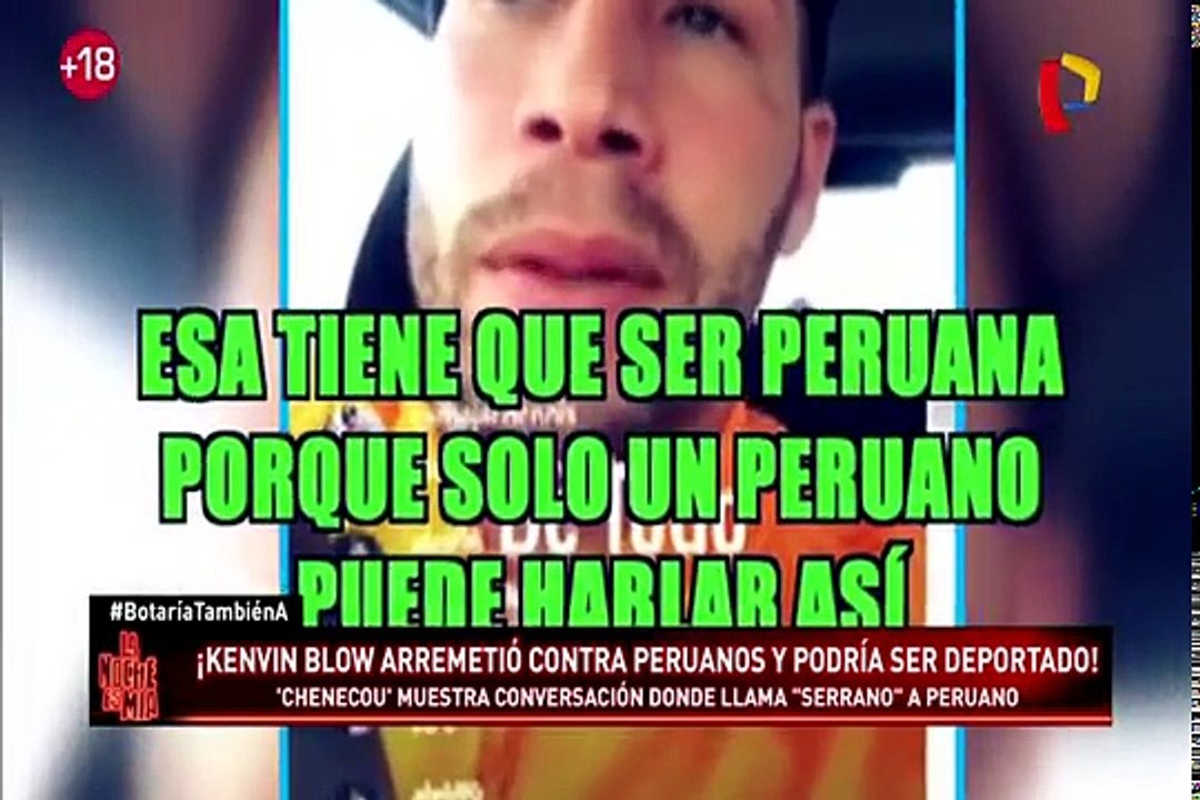 Kevin Blow tendría las horas contadas en Perú