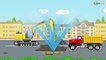 JCB Video for children JCB Bulldozer w Crane and Excavator - Diggers Trucks Cartoon for Kids