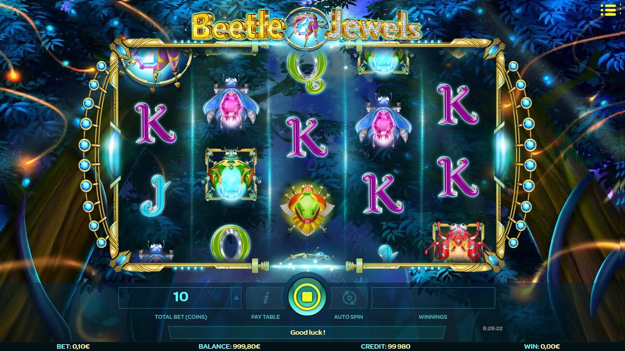 New online #casino #slot "Beetle Jewels" (review)
