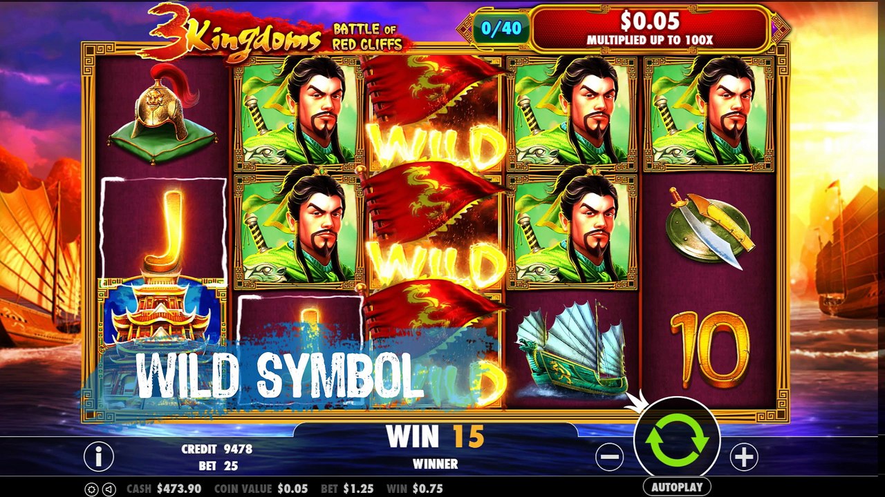 New online #casino #slot "3 Kingdoms - Battle of Red Cliffs" by Pragmatic Play