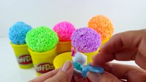 Foam Clay Surprise Eggs Play doh Learn colors Hello Kitty Spider Man Disney Cars Peppa pig