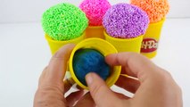 Foam Clay Surprise Eggs Play doh Learn colors Hello Kitty Spider Man Disney Cars Pep