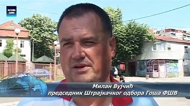 Smed.Palanka - Radnici Gose FSV blokirali zeleznicku prugu u Palanci 13.6.2017