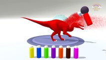 Learn Colors with Dinosaurs Spray Bottles _ Colors Bottles for Children _ Colors Videos for K