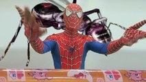 Tiny Spiderman Avenger Versus Ant! Superheroes Fun Venom Joker Hulk Ant Attack Superheroes Movie Act