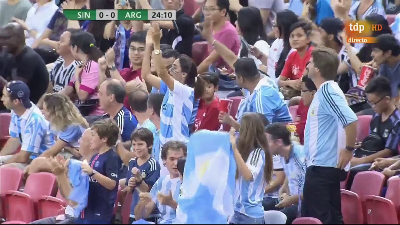 Federico Fazio Goal HD - Singapore 0 - 1 Argentina - 13.06.2017 (Full Replay)