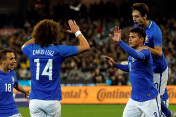 Le Brésil s'amuse face à l'Australie