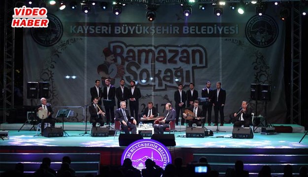 (13 Haziran 2017) Ramazan Sokağı Etkinliklerine İl Müftüsü Şahin Güven Ve İl Müftülüğü Tasavvuf Musikisi Korosu Katıldı