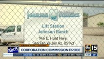 Corporation Commission probe into Johnson Utilities