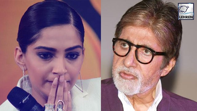 Amitabh Bachchan Gets ANGRY On Sonam Kapoor