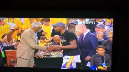 Kevin Durant has named the finals MVP