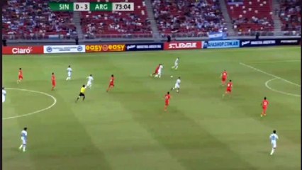 0-4 Leandro Parades Goal HD - Singapore vs Argentina 13.06.2017 HD