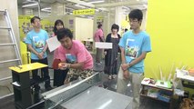 Des japonais réalisent une machine de Rube Goldberg