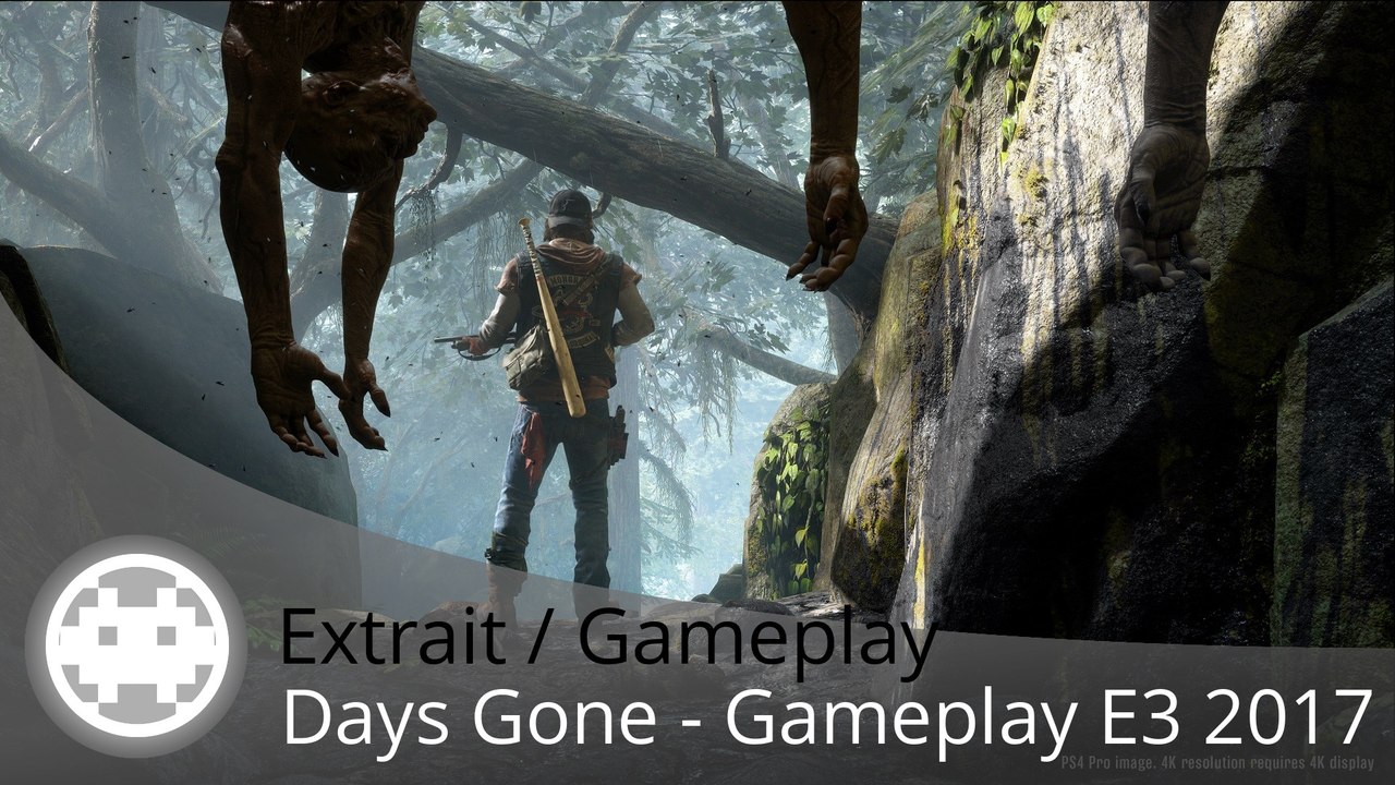 Extrait / Gameplay - Days Gone - 1000 Zombies et un Ours Affamé - E3 2017