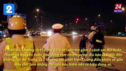 Hai cảnh sát bị người nước ngoài đánh ở trung tâm Sài Gòn