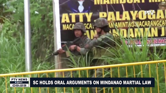 SC holds Oral Arguments on Mindanao Martial Law