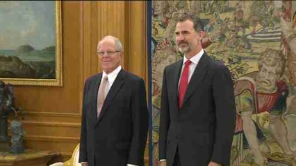 Felipe VI y presidente peruano mantienen encuentro bilateral en Zarzuela