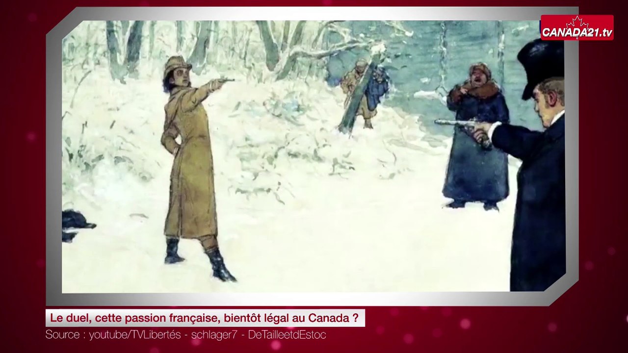 Le duel, cette passion française, bientôt légal au Canada ?