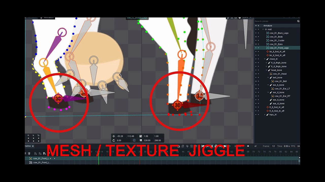 DragoneBones_Mesh_Texture_Jiggle