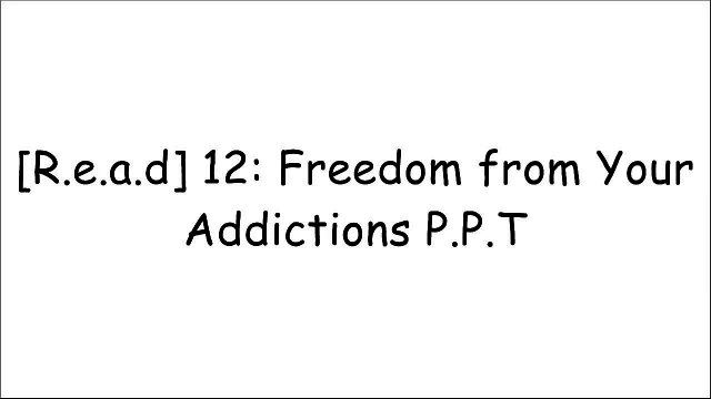 [slu2W.B.o.o.k] 12: Freedom from Your Addictions by Russell Brand W.O.R.D