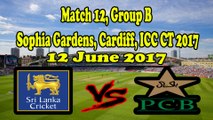 Sri Lanka vs Pakistan | Match 12 | Group B | 12 June 2017 | ICC CT 2017 | Full Highlights