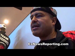 robert garcia and mexican russian gradovich walking to weigh in EsNews
