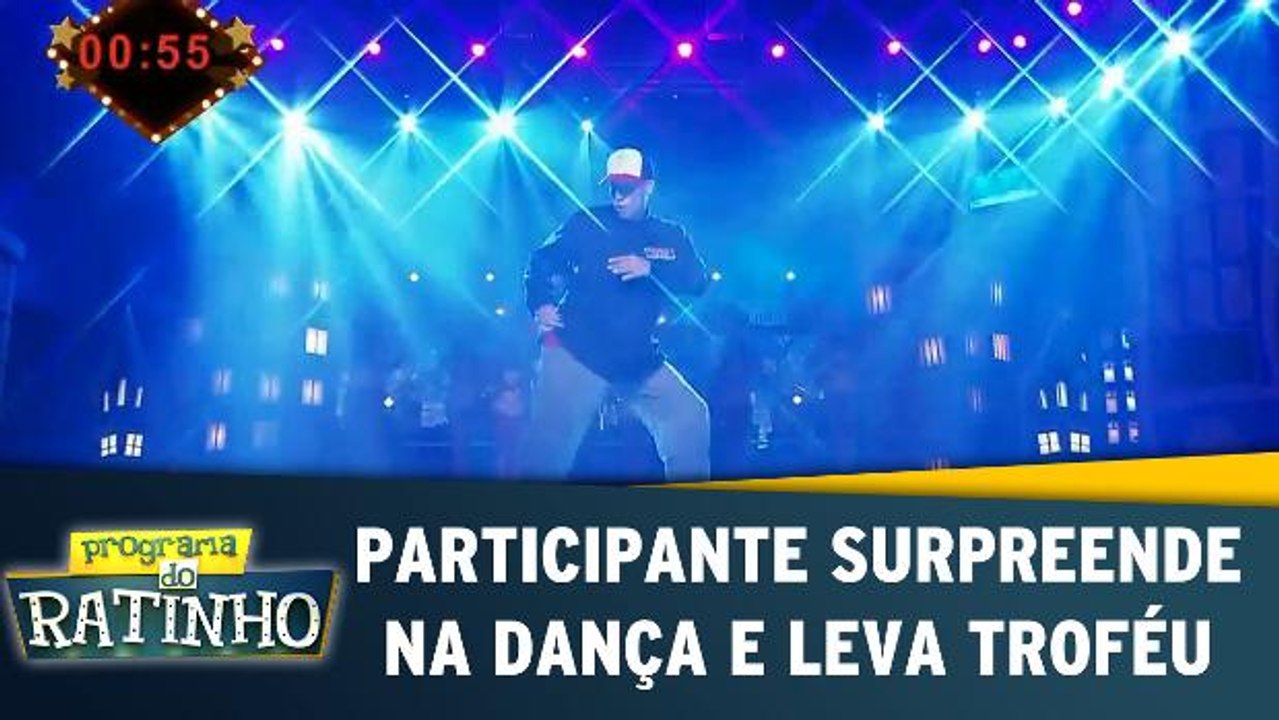 Participante surpreende na dança e leva troféu