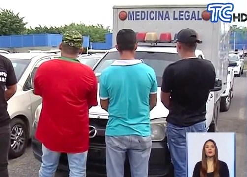 Presuntos sacapintas capturados en Guayaquil y Durán