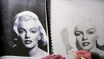 Marilyn Monroe Portrait Drawing