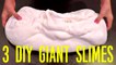 3 Ways To Make DIY GIANT SLIMES: Barrel-O Slime No Glue, With and without Borax!