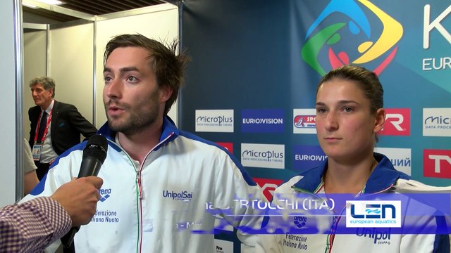 European Diving Championships - Kyiv 2017, Maicol VERZOTTO, Elena BERTOCCHI (ITA) - Winners of Synchronised 3m - Mixed